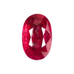 1.25 Ct. Ruby - Natural Earth Mined - Winza, Tanzania - Oval Cut - Loose Gem, Gemstone - Unheated - Not Glass Filled