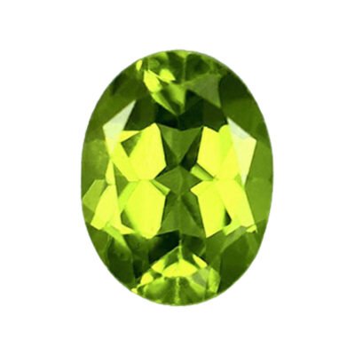 1.50 Ct. Peridot - Natural Earth Mined - Africa - Oval Cut - 8x6 Calibrated - Loose Gem --